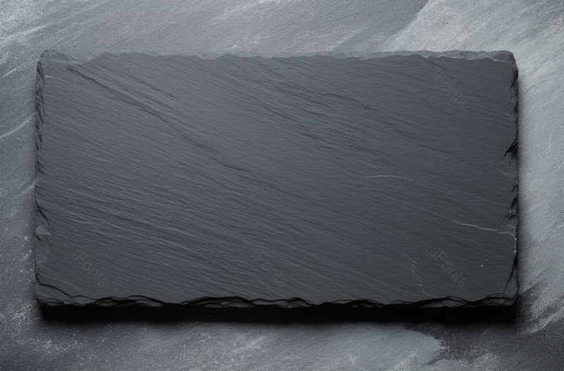 灰色桌面上的黑色石板餐具,高清,摄影图,摄影图片,图片大全,摄影图免费下载